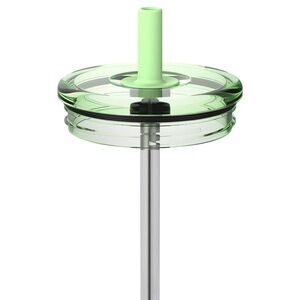 Green Glass Drink Stirrer